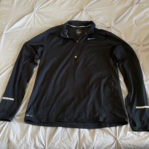 Nike dri fit zip up with reflectors